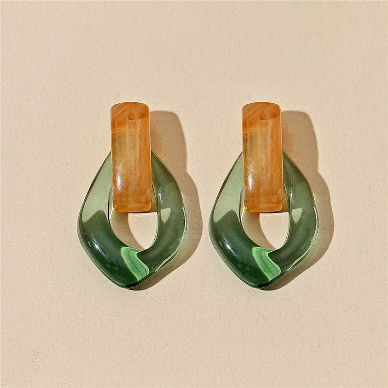 Aberdeen Detachable Drop Earrings - Green [H5V67MF5]
