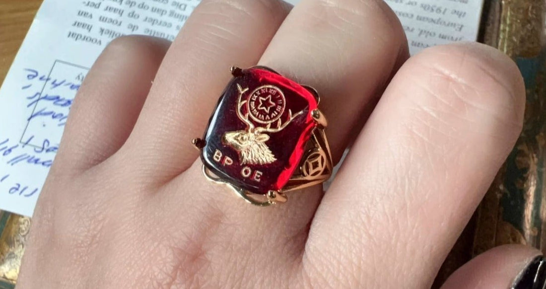 Dragon Stag Emblem Ring