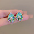 Brecklyn Monet Floral Pearl Earrings - Gold [5TWJ03VR]