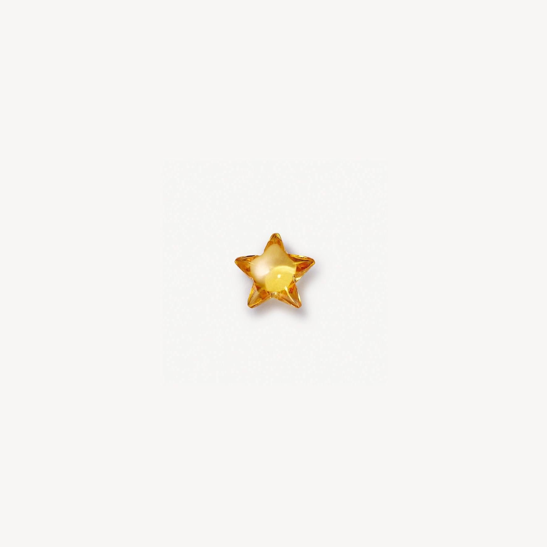 Floating Charm Locket Necklace - Star Charm [AOV400CY]