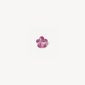 Floating Charm Locket Necklace - Pink Flower CZ Charm [4IFQEG9Z]