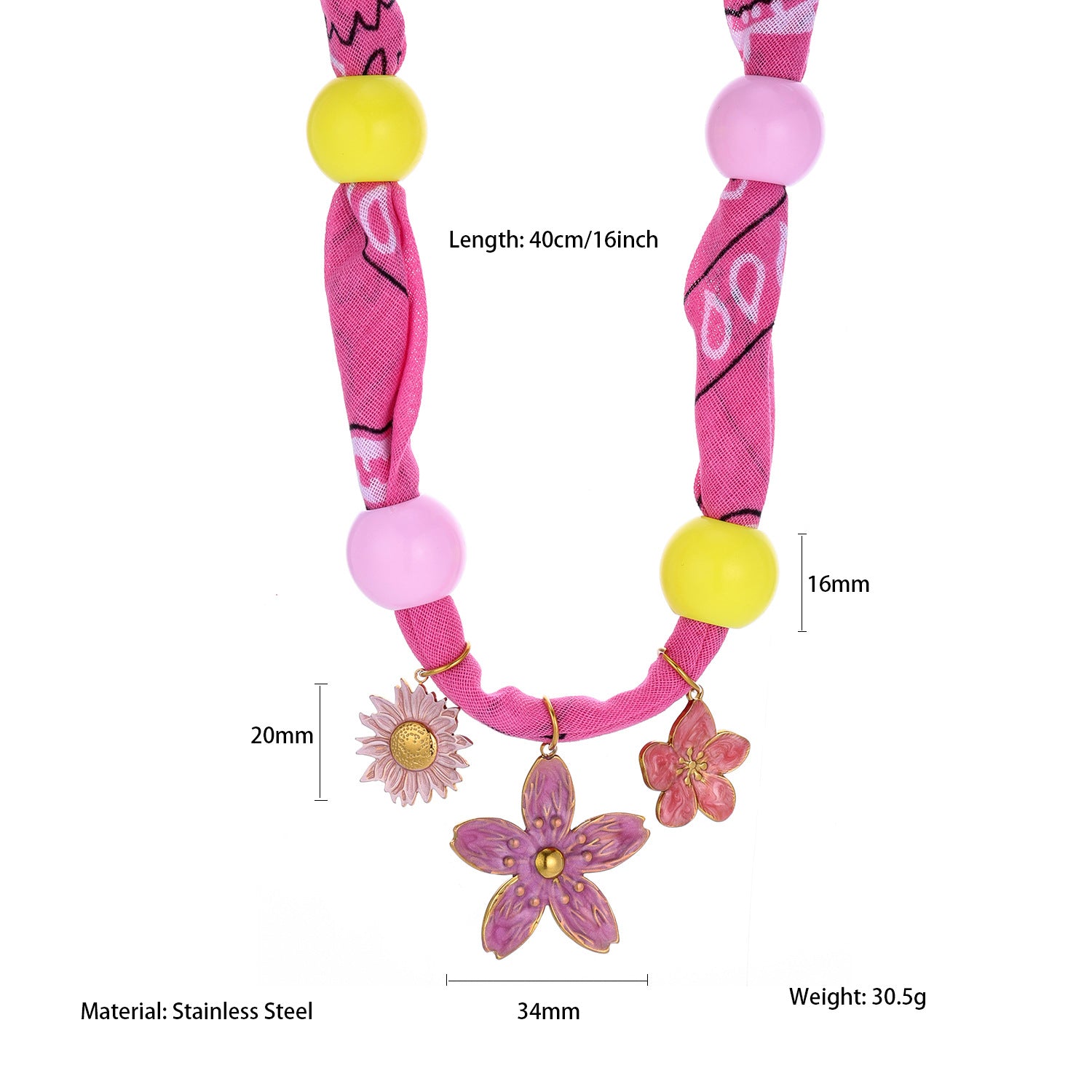 Mercedes Silk Heart Choker - Style 6 [1VA4OBLD]