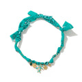 Charm Pendant Cord Necklace - Green Seaweed Necklace [KX5AT4SH]