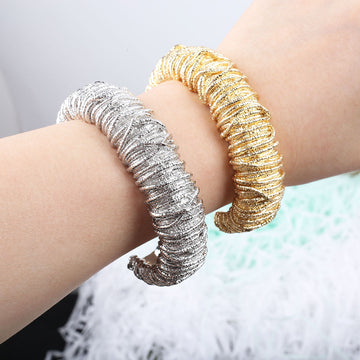 Nina Textured Wrap Bracelets