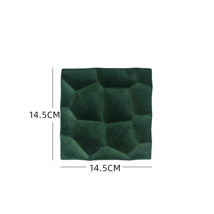 Cerenity Forest Display Collection - Forest Green Gypsum Water Cube Tray [YEXNUE6F]
