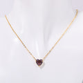 Maryella Birthstone Love Necklace - February [GJ3CT4VV]