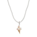 Pearl Chain Ice Cream Necklace - Ice Cream Necklace - Style B [TAMQLDR3]