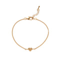 Dainty Heart Charm Adjustable Bracelet - Style B [IP4HJSDV]