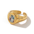 Camreigh Titanium Statement Ring - Large Rabbit [RQSTS68E]