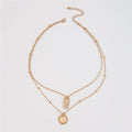 Dinah Retro Layered Necklace - Gold [1E5IE6H5]
