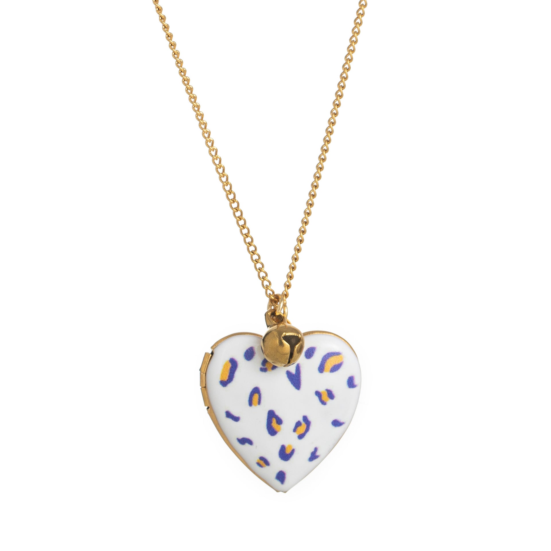 Heart Locket Pendant Necklace - Butterfly Pattern Heart Necklace [30SAWVE5]