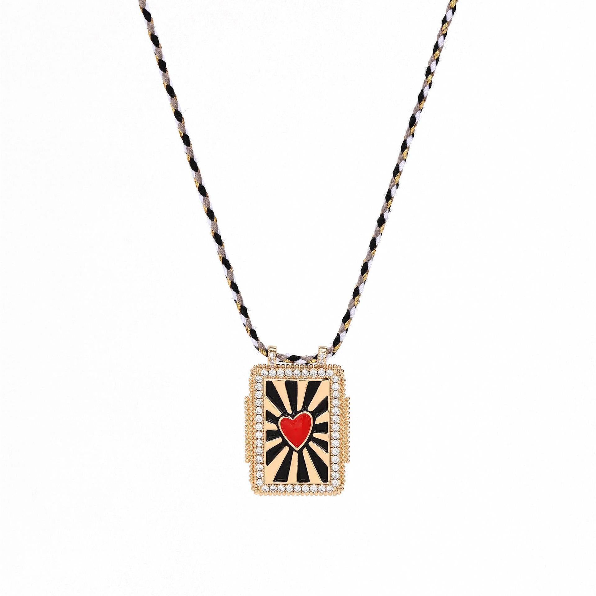Celestial Charm Pendant Necklace - Psychedelic [2IOIV940]