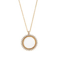 Floating Locket Pendant Necklace - Transparent Locket Necklace Style A [I3WZ86MY]