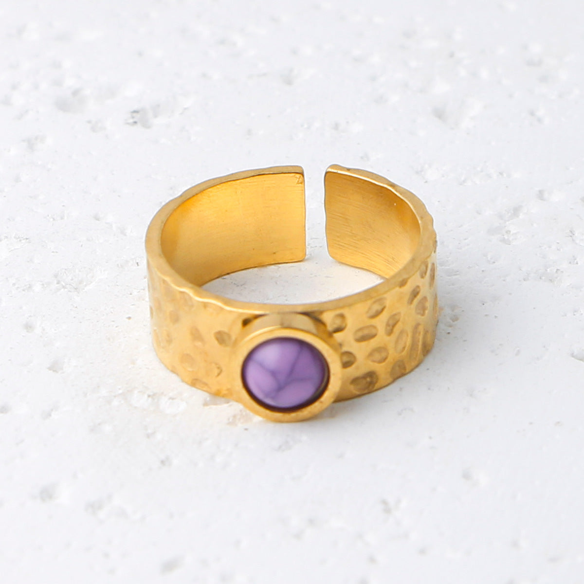 Thais Gold Statement Open Ring - Gold (Style 12) [PBH24ZPQ]