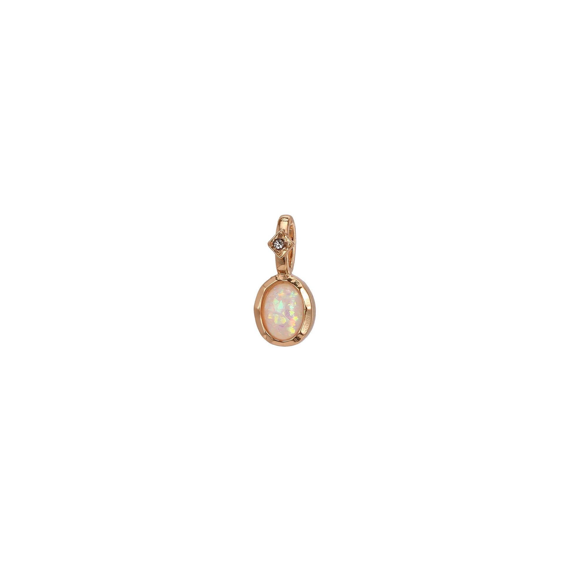 Birthstone Pendant Necklace - October Pendant Only [JM1PRSI8]