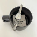Vintage Snake Head Shaped Watch - Silver Strap White Dial (Bamboo Joint Strap) [TLVT3LK8]