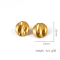 Katlyn Elevated Gold Geometric Earrings - Gold Style 16 [DHXRKPCR]