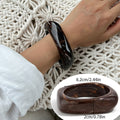 Aloni Marbled Acrylic Bracelet - Reddish Brown [IY8UXODZ]