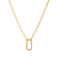 Makayla Gold Charm Jewelry - Adjustable Chain Necklace Style 2 [HH68LJVT]