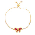 Jamira Zircon Butterfly Bracelet - Red [SHFBDVI0]