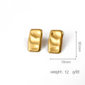 Katlyn Elevated Gold Geometric Earrings - Gold Style 12 [3MRK1WXA]