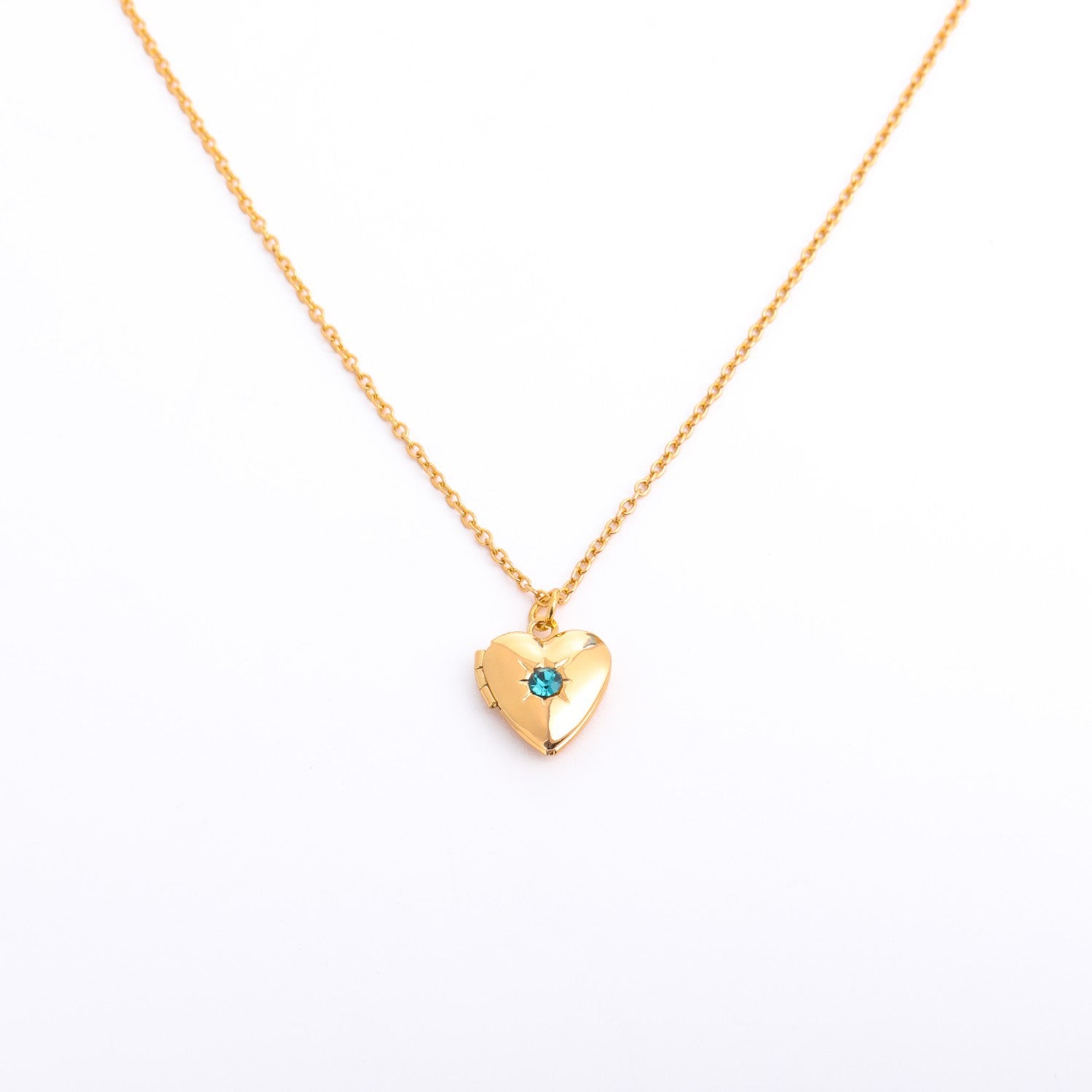 Anayah Birthstone Heart Locket - May [BA45VYCM]