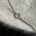 Vintage-Style Small Square Bracelet Watch - Silver Band & Grey Dial [I1Q130UU]