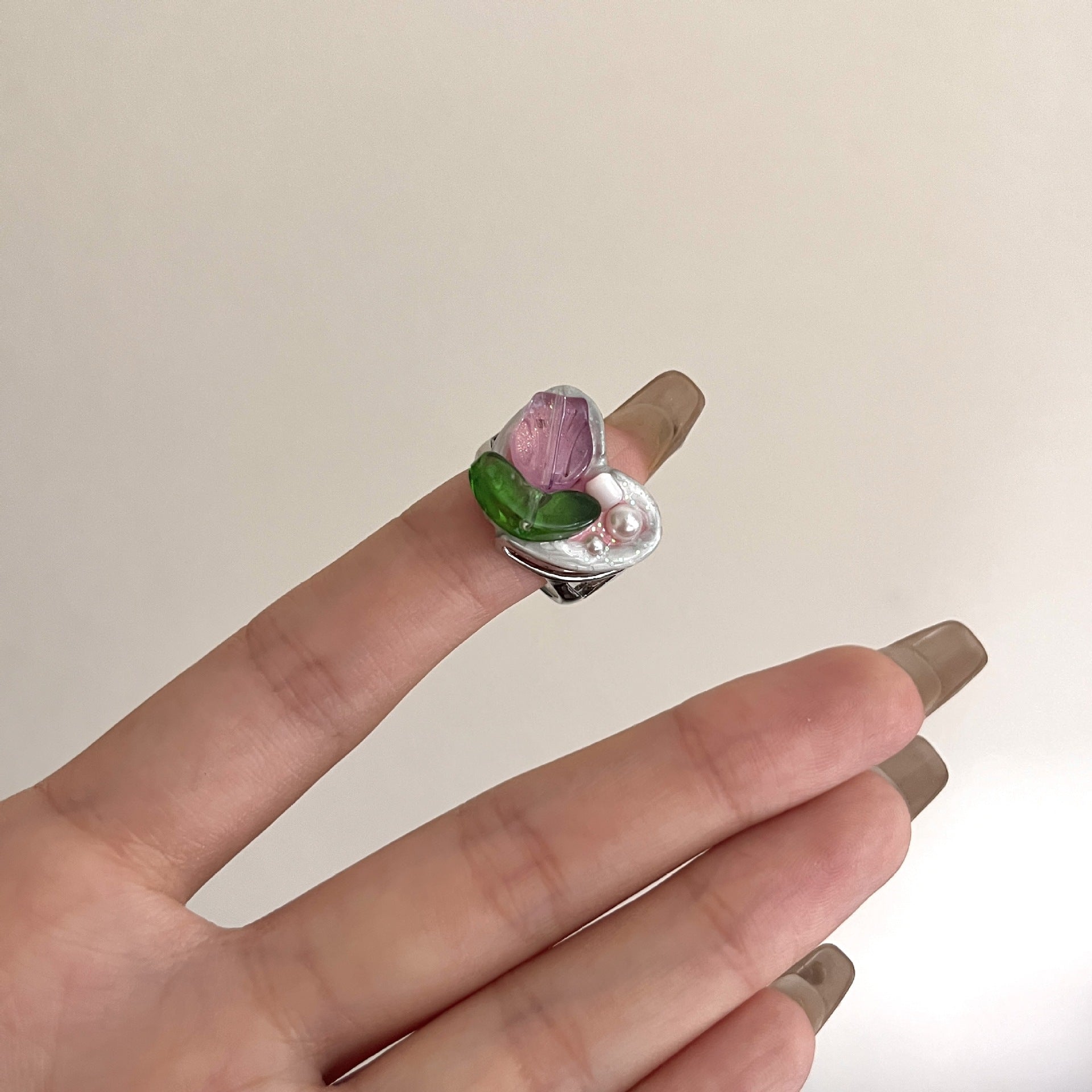 Indiana Enamel Butterfly Ring - Option A [W8LDGFIE]