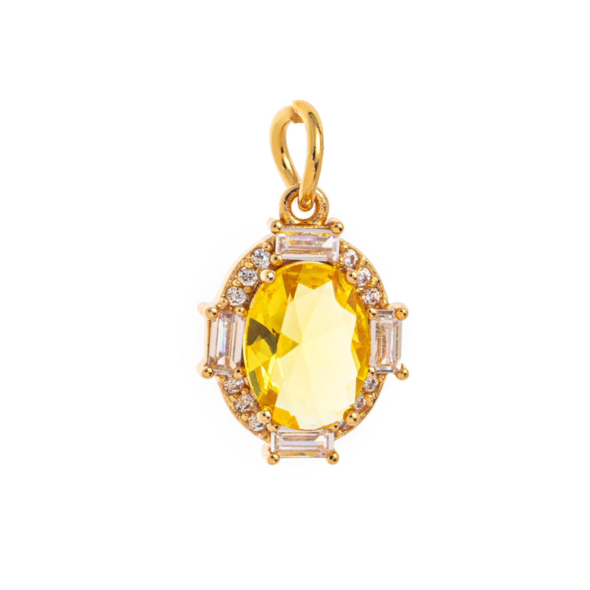 Birthstone Pendant Necklace - November Pendant [HEIY7HT8]