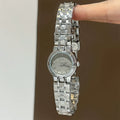 Round Minimalist Bracelet Watch - Silver Band Grey Dial [EESF2BP0]