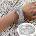 Aloni Marbled Acrylic Bracelet - Silver [J6A3A6E7]