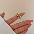 Milo Vintage Pearl Open Ring - R-1023 C [D20STSO4]
