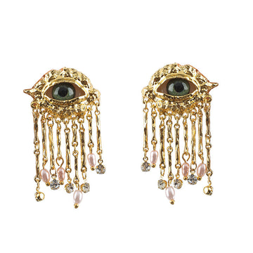 Laura Eye Drop Earrings & Ring Set