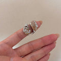 Caylie Maillard Stone Flower Ring - R-1139 [HR1ZXFYT]