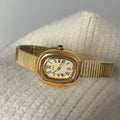 Vintage Square Dial Watch - Gold Strap Gold Dial (Arsenal Strap) [6G1C96WN]