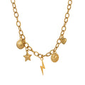 Dainty Fruit Pendant Necklace - Lightning Bolt Necklace [5DV23FN6]