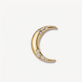 Floating Charm Locket Necklace - Crescent Moon (Single Charm) [CO93F2MY]