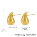 Kendalynn Hollow Teardrop Earrings - Gold Hollow Waterdrop Earrings [FZ0SJCC1]