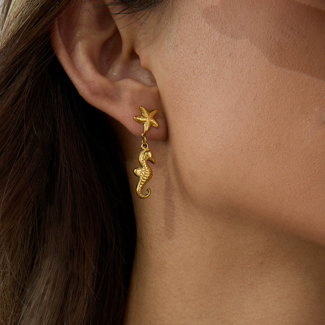 Joie Starfish & Seahorse Drop Earrings