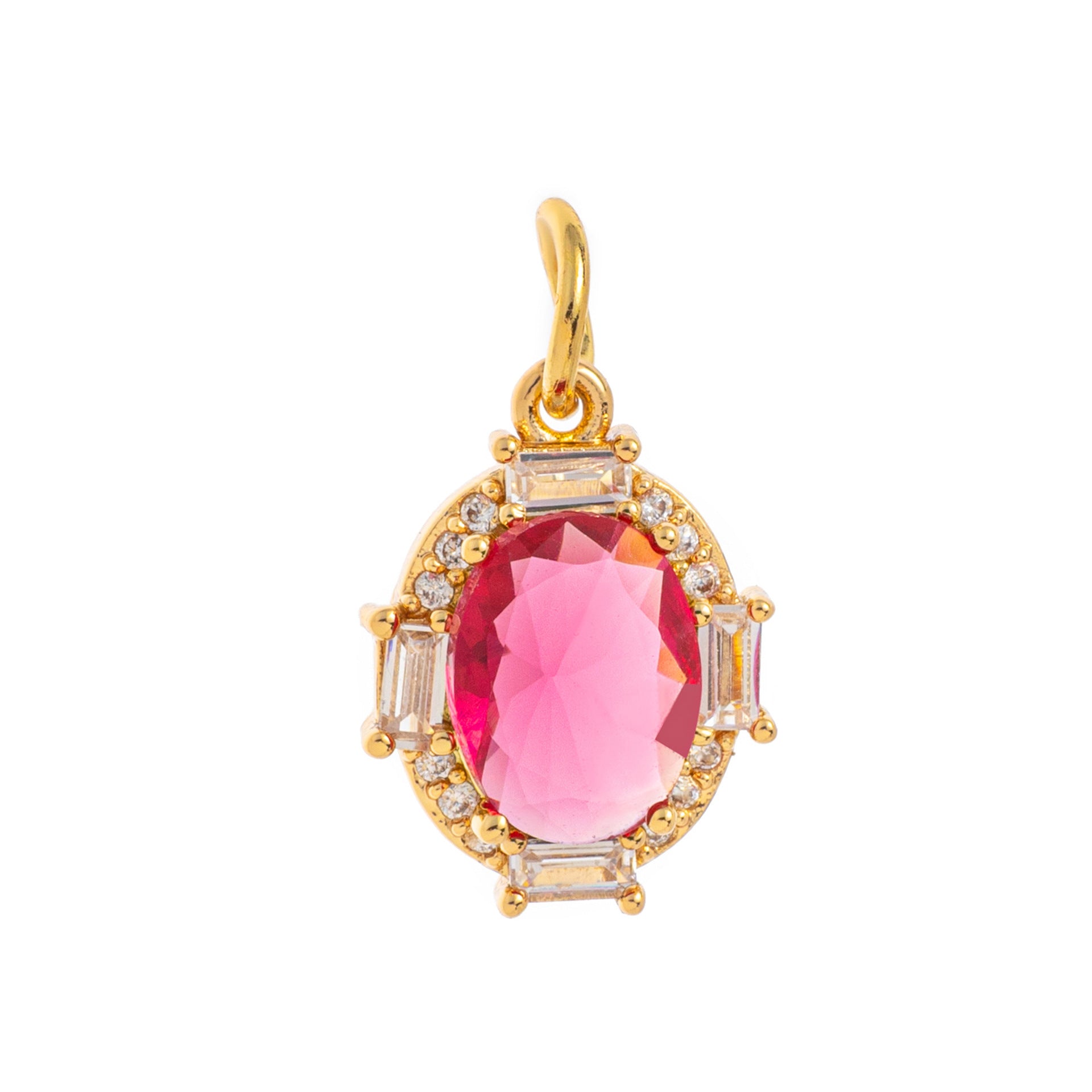 Birthstone Pendant Necklace - July Pendant [RGDAW95C]