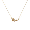 Kaylea Birth Flower Pendant Necklace - April [E7STV84R]