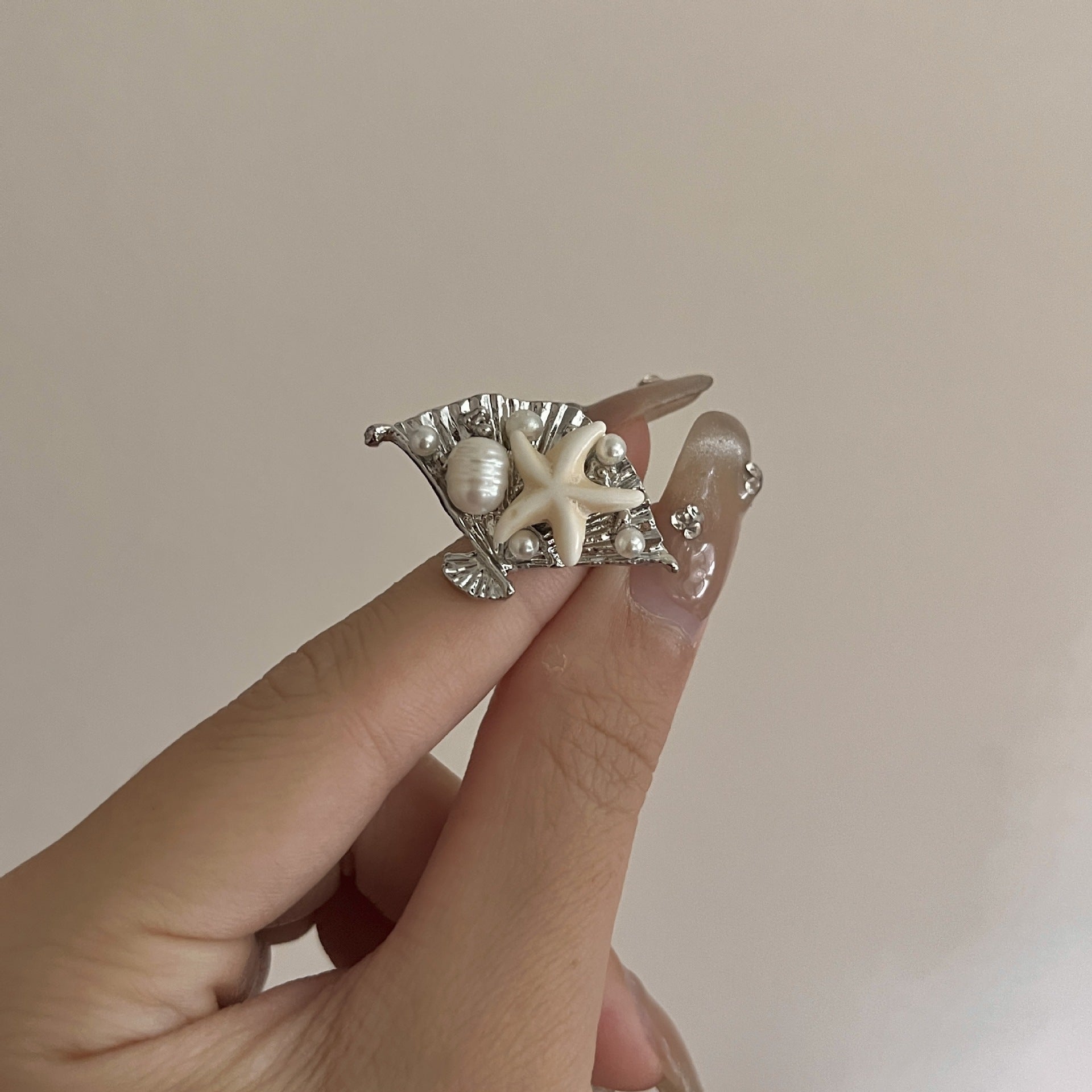 Lawson Stacked Shell Starfish Ring - Option D [2IA47BZ8]
