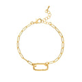 Makayla Gold Charm Jewelry - Adjustable Chain Bracelet Style 2 [2CRC7W67]