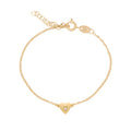 Dainty Heart Pendant Necklace - Bracelet [11GAV9W7]