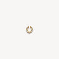 Floating Charm Locket Necklace - U-Shape Horseshoe Charm [1MTTYGJE]