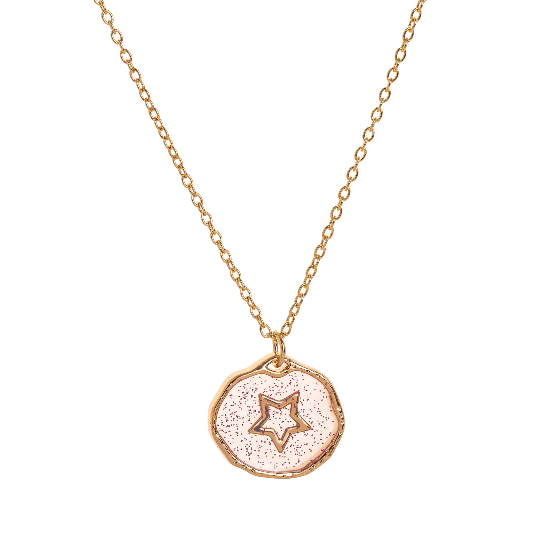 Star and Moon Pendant Necklace - Star [EEMQNP9O]