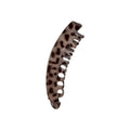 Mirella Frosted Ponytail Clip - Light Leopard Print Small (9.6cm) [NWCRLCLU]