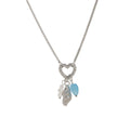 Birthstone Pendant Necklace - Silver A [MJ4J9YIQ]