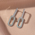 Nirvi Geometric Twist Ear Cuff - Silver Twist Ear Buckle [RM66A8L2]