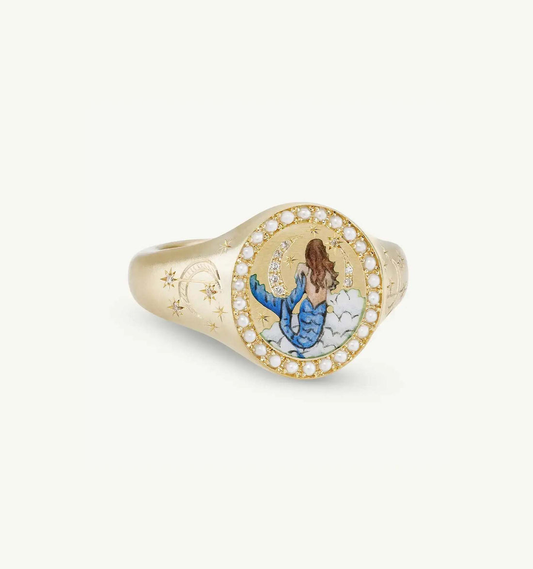Cristel Adjustable Motif Rings - Power Ring [9VDMQ0EB]
